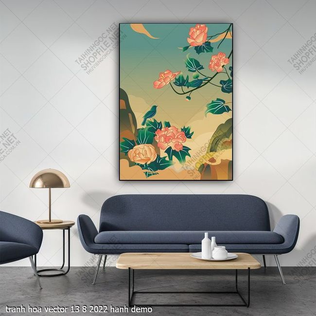 tranh hoa vector 13 8 2022 hanh